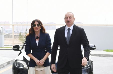Prezident və birinci xanım Gəncədə…