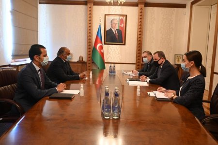 Ceyhun Bayramov Misirin Azərbaycandakı səfirini qəbul edib
