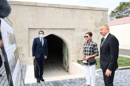 Prezident və birinci xanım Balaxanıda görülən işlərlə tanış oldu - YENİLƏNİB