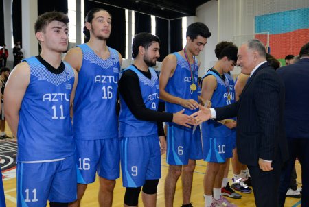 AzTU komandası basketbol üzrə turnirin qalibi olub