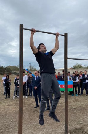 Neftçalada kross və gimnastika üzrə respublika yarışlarının rayon mərhələsi keçirilib