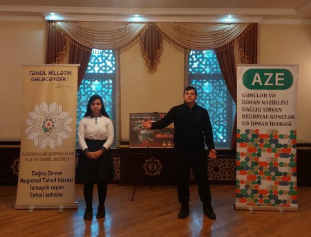 “20 Yanvar-Ümumxalq Hüzn Günü” nə həsr olunmuş məktəbli gənclər arasında  bədii qiraət müsabiqə keçirilib