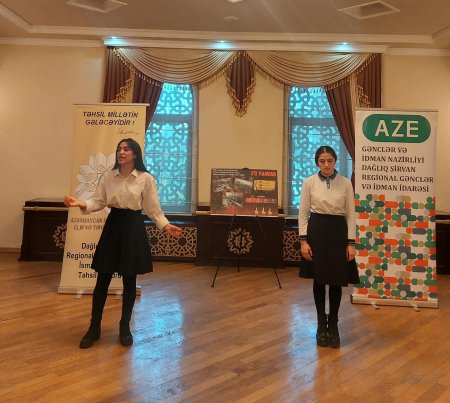 “20 Yanvar-Ümumxalq Hüzn Günü” nə həsr olunmuş məktəbli gənclər arasında  bədii qiraət müsabiqə keçirilib