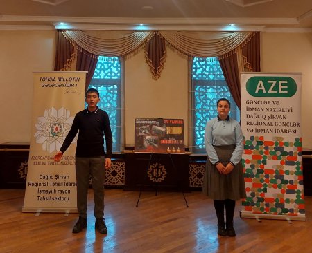 “20 Yanvar-Ümumxalq Hüzn Günü” nə həsr olunmuş məktəbli gənclər arasında  bədii qiraət müsabiqə keçirilib